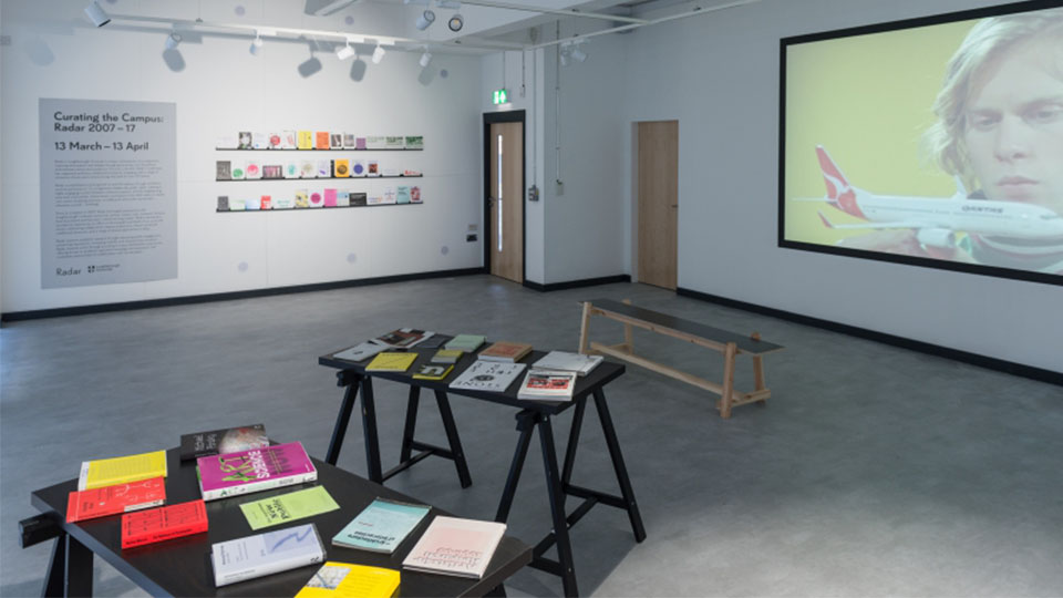 Curating campus exhibition by LU Arts celebrating 10 years of contemporary arts programme Radar